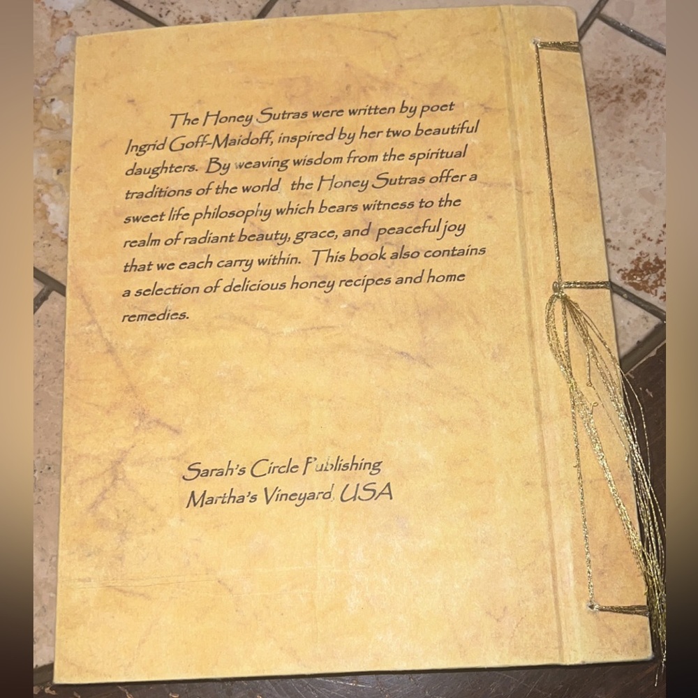 (The Honey Sutras) Soul Wisdom and Recipes by Ingred Goff-Maidoff - Picture 3 of 7